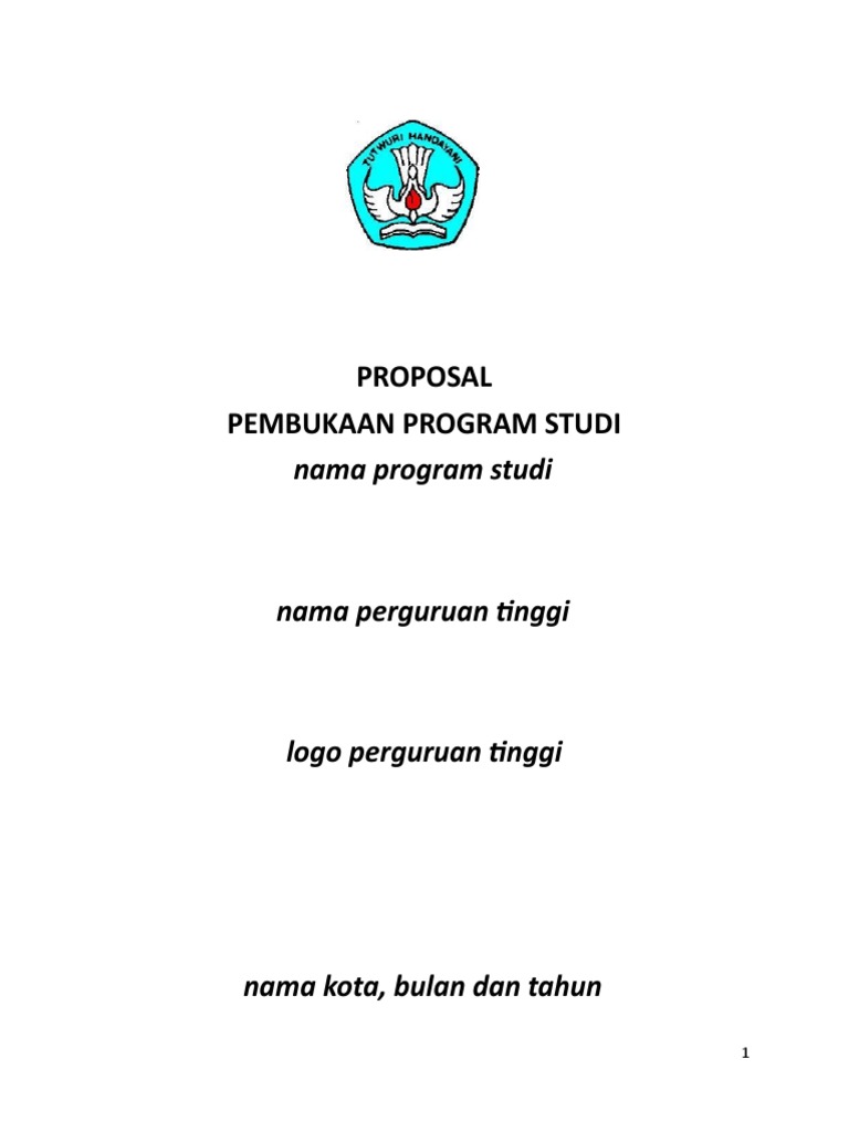 Contoh Proposal Prodi Baru