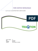TraQtion Costco Supplier Registration User Guide