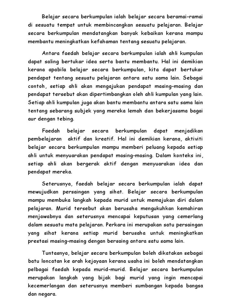 Ulasan Faedah Belajar Secara Berkumpulan Faedah Belajar Secara Berkumpulan Belajar Secara Berkumpulan Merupakan Langkah Yang Bijak Bagi Peljar Yang Mengiinginkan Kejayaan Fasd Yah