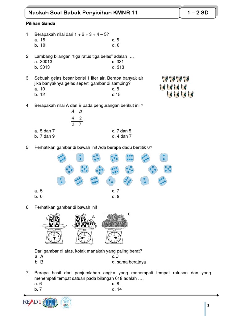 Mengasah Logika dan Kreativitas: Pembahasan Soal KMNR Kelas 3 dan 4 SD Mengasah Logika dan Kreativitas: Pembahasan Soal KMNR Kelas 3 dan 4 SD