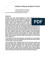 Jebakan Dan Mobilisasi Minyak Residual Di Bead Paket: Ringkasan