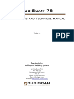 CubiScan 75 Operation Manual 1.1