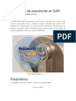 La Gestión de Passwords en SAP