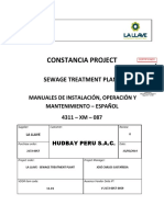 V-2172-0057-0059 Certified IOM - Sewage Treatment Plant 4311-XM-087 - LA...