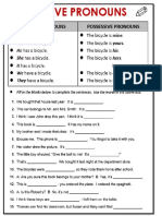 Possesive Pronouns