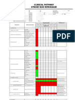 Clinical Pathway Stroke Non Hemoragik: Hari Penyakit Keterangan 1 2 3 4 5 6 7 8 Hari Rawat 1 2 3 4 5 6 7 8