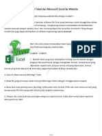 Membuat Tabel Dari Microsoft Excel Ke Website