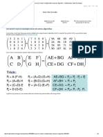 Matrices - Recursive Matrix Multiplication Strassen Algorithm - Mathematics Stack Exchange