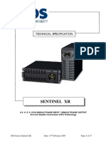 Ups Aros Sentinel XR 3300 6000 PDF