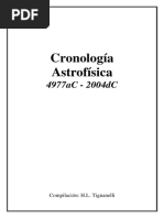 Cronologia Astrofisica 4977 Ac - Horacio Tignanelli