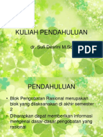 Kuliah Pendahuluan