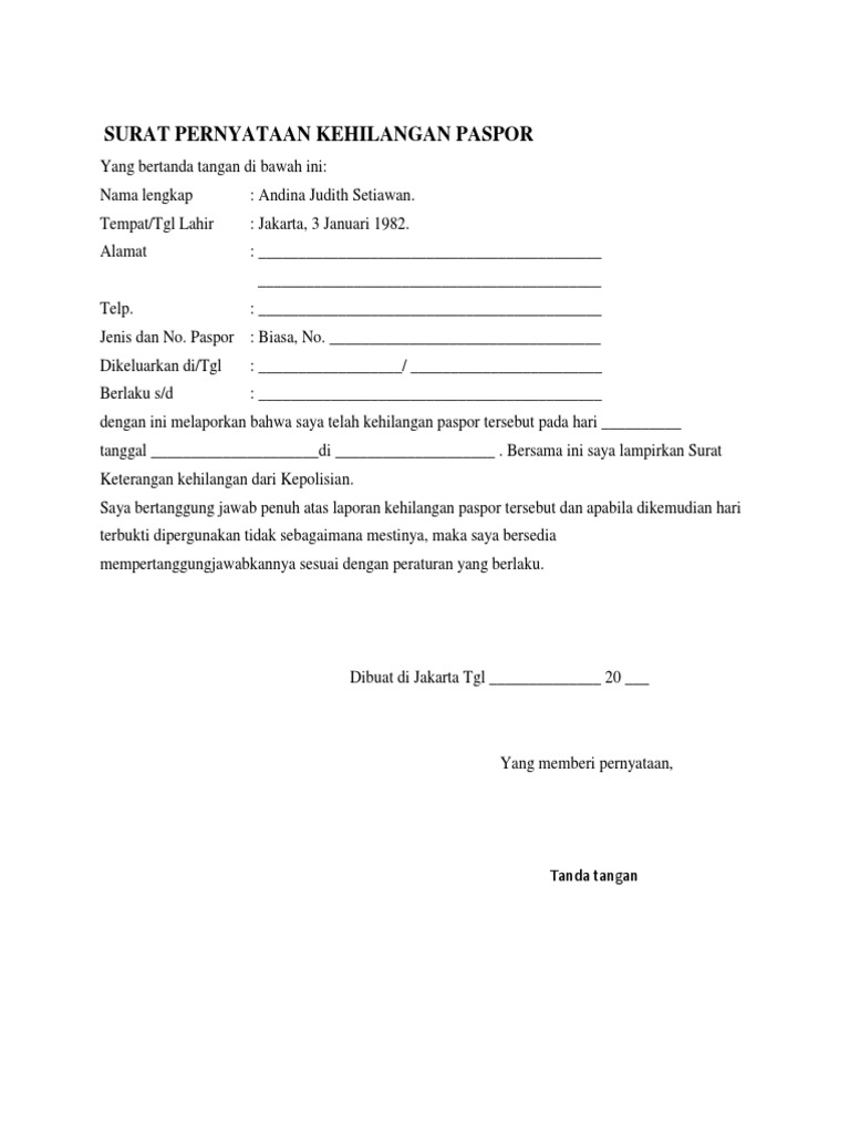 Kehilangan Paspor Saat Liburan, Ini 4 Langkah Penting