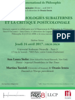 Epistémologies Subalternes Et Critique Postcoloniale