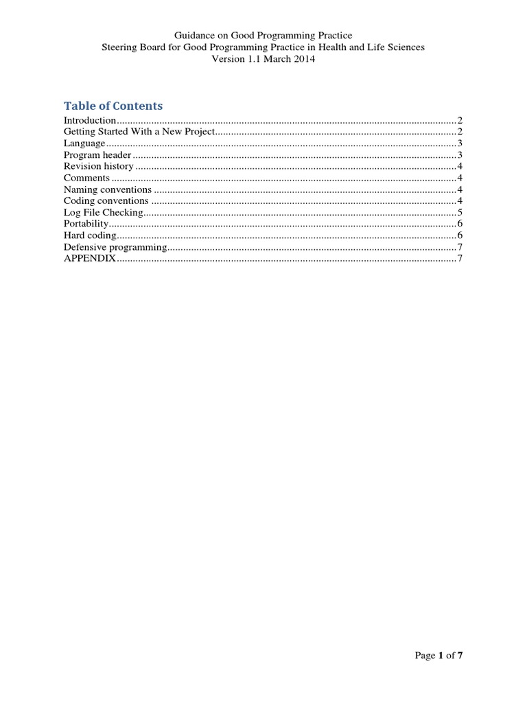 Good Programming Practices in Health Data | PDF | Variable (Computer ...