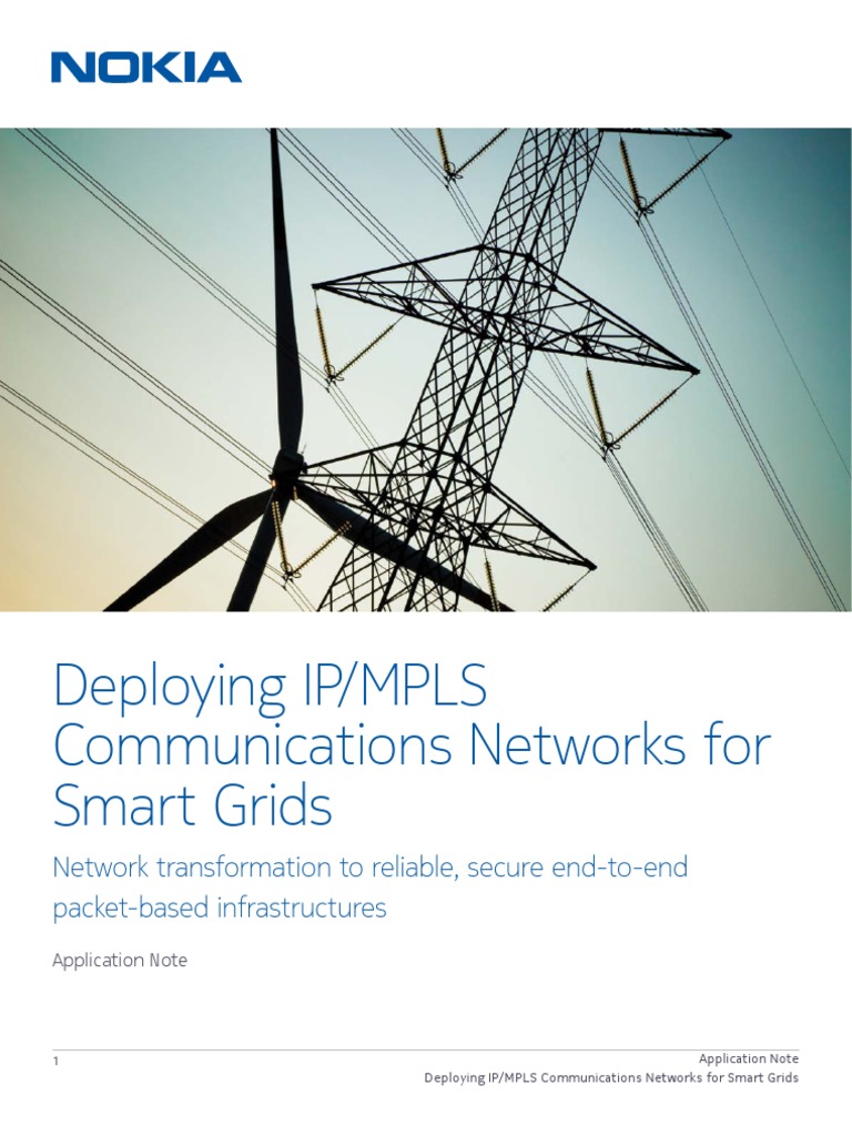 M2012104781 - IP-MPLS - SmartGrid - EN - AppNote NOKIA PDF | PDF ...