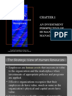 An Investment Perspective of Human Resource Management: Powerpoint Presentation by Charlie Cook
