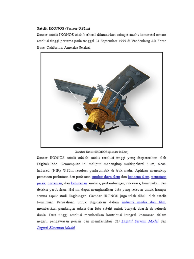Sensor Satelit Worldview | PDF