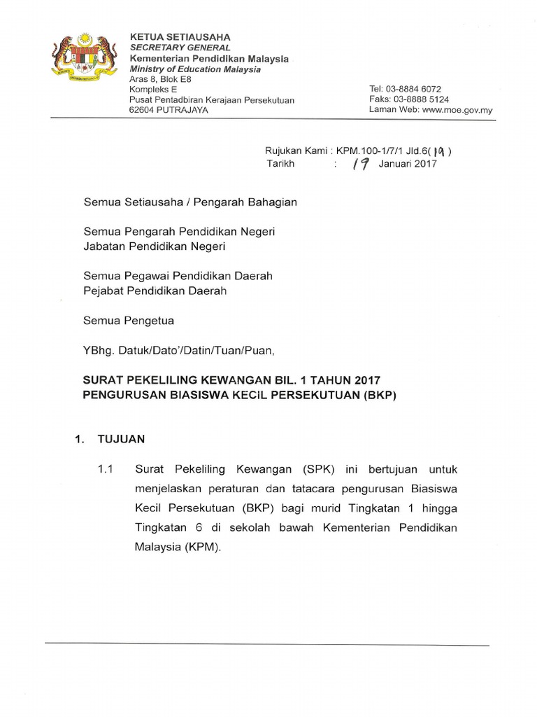 Spk Bil 1tahun 2017 Bkp Pdf