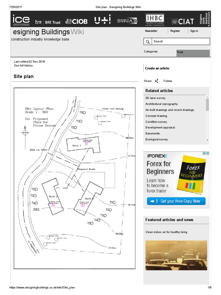 Site Plan - Designing Buildings Wiki | PDF | Surveying | Wiki