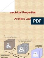 Electrical Properties Archie's Law