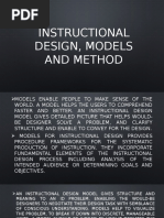 Instructional Design, Models and Method