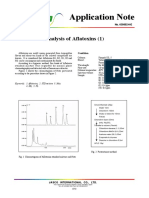 HPLC 026 Analysis of Aflatoxins