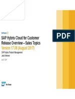 SAPHybris CloudforCustomer-1708-ReleaseOverview Sales Jul272017 Final