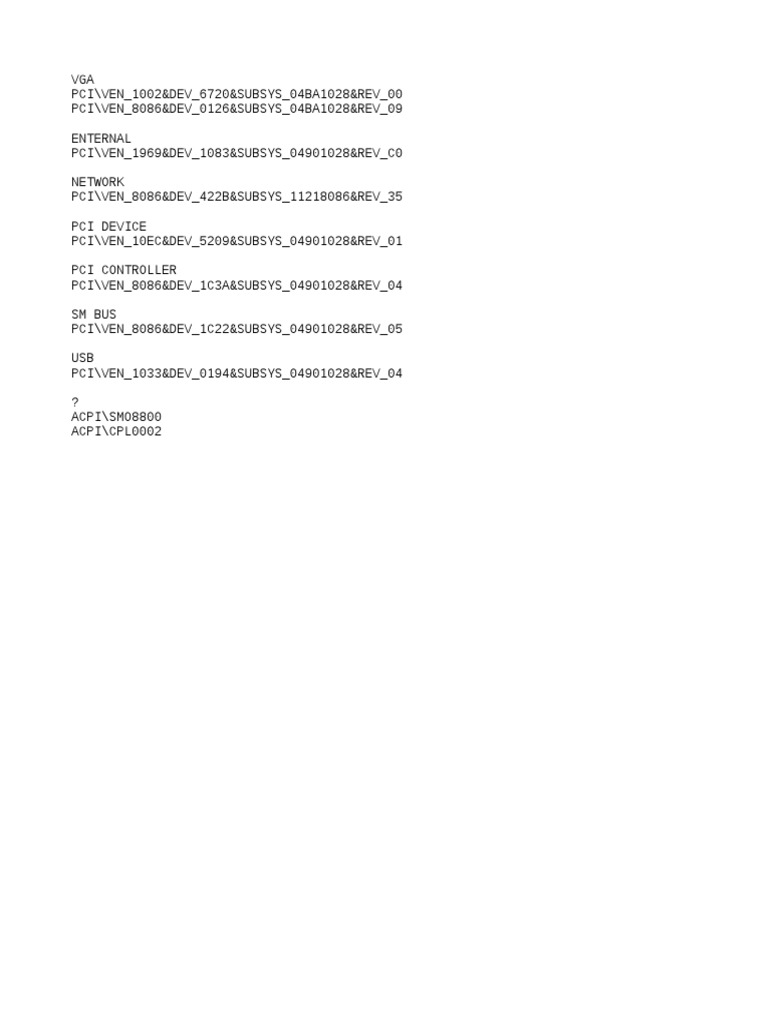 ACPI Drivers for PCI Devices | PDF | Computers | Technology & Engineering