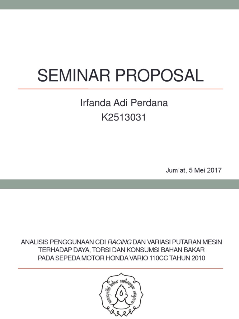 Seminar Proposal | PDF