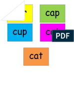 Car Cap Cup Cot Cat