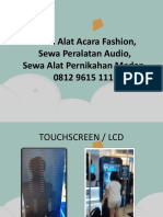 Sewa Alat Acara Fashion, Sewa Peralatan Audio, Sewa Alat Pernikahan Medan, 0812 9615 1115