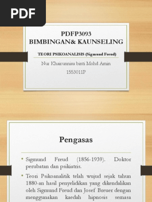 Teori Psikoanalitik Pdf