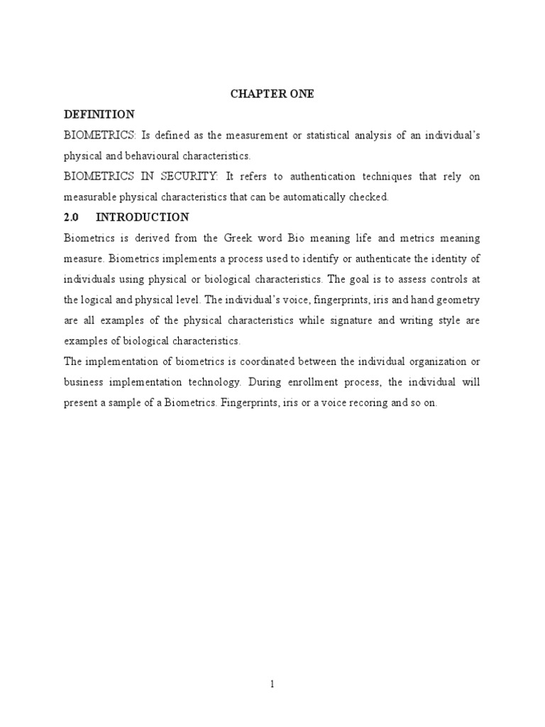 Biometrics | PDF | Biometrics | Authentication