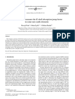 New Method To Measure The K-Shell Absorption Jump Factor in Some Rare-Earth Elements