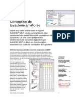 Conception de Tuyauterie Avec Autocad Mep Fev07 PDF