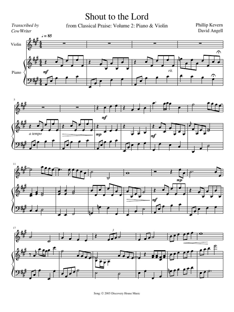 324343085-Shout-to-the-Lord-Classical-Praise.pdf | Musical Forms
