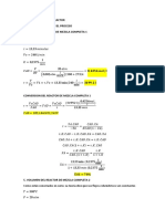 Volumen de Cada Reactor Datos Establecidos en El Proceso Volumen Del Reactor de Mezcla Completa 1