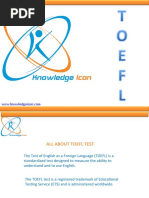 Download TOEFL Presentation by knowledgeIcon SN35576070 doc pdf