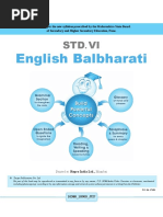 6th English Balbharati English Medium Maharashtra Board