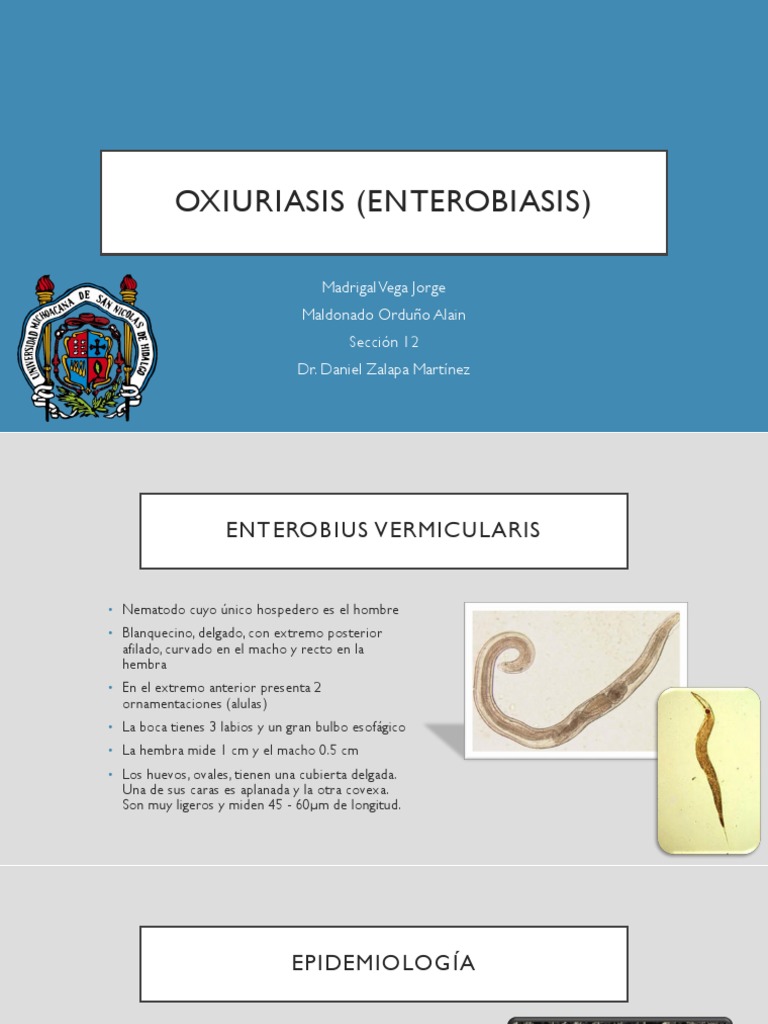 enterobiasis etiológia)