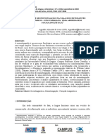 2010 - I Enill - o Processo de Monotongação Na Fala Dos Estudantes Universitários-Ufsitabaiana Uma Abordagem Sociolinguística PDF