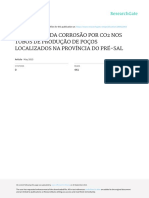 Corrosão por CO2 em tubos de produção no pré-sal