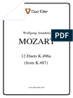 Mozart 12 Duets Kv487