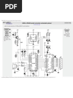 USB To RS232 Serial Converter Schematic Pinout