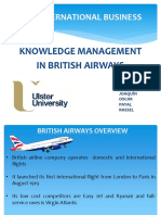 Knowledge Management Applied For British Airways