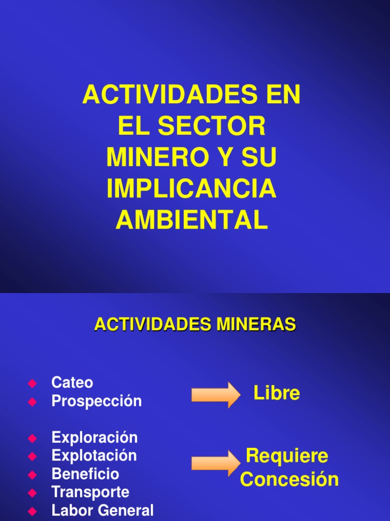 Ingenieria Ambiental en Mineria 1 | PDF | Evaluación de impacto ...