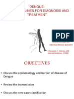 Dengue: Who Guidelines For Diagnosis and Treatment: Jimmy Mendigo, MD Infectious Disease Specialist