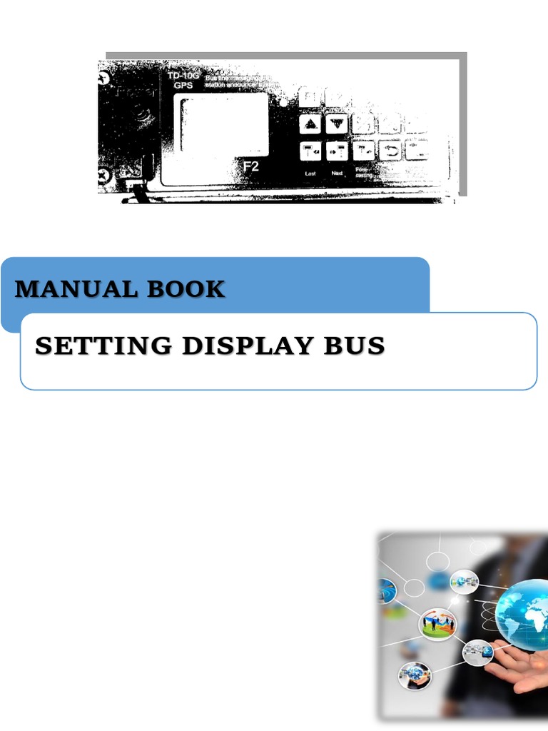 Manual Book Setting Display Bus | PDF