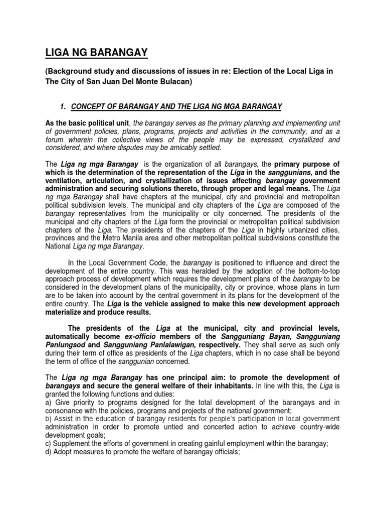 Describe your barangay essay picture