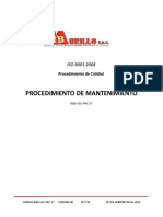 Procedimiento de Mantenimiento Rev 01